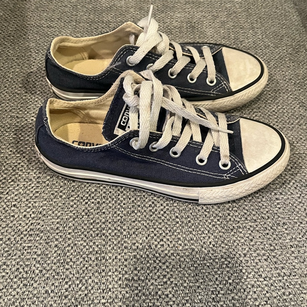 Converse Kids Navy and White Sneakers